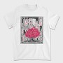 Sakura Tree City Pink Japan, Tricou Barbati (Unisex)