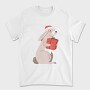 Santa Bunny Gift, Tricou Barbati (Unisex)