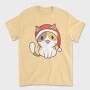 Santa Cat, Tricou Barbati (Unisex)