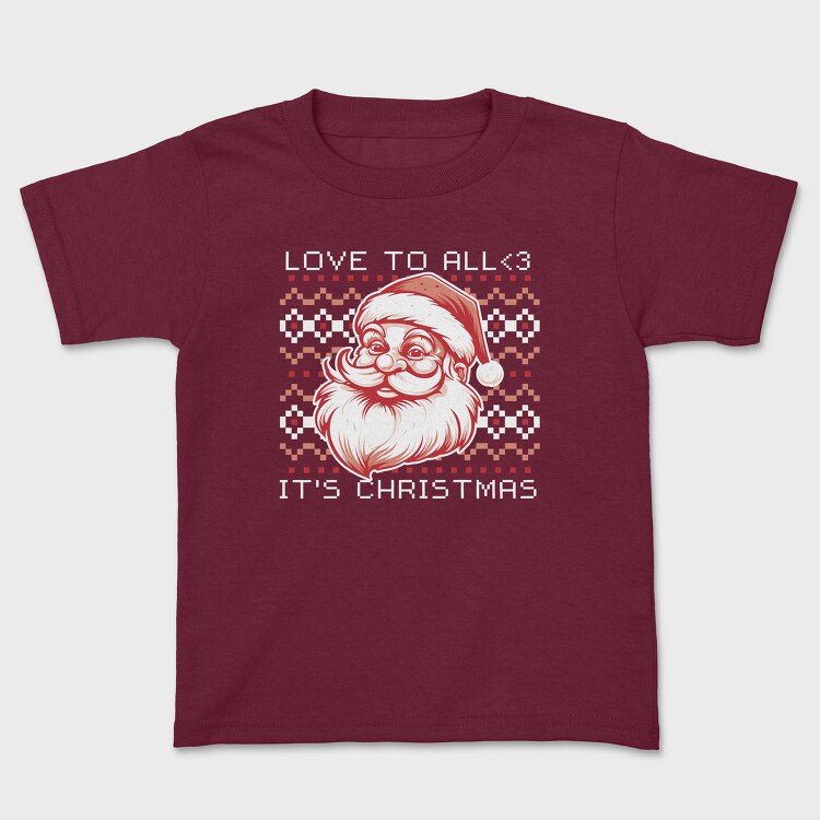 Santa Claus Throw Pillow, Tricou Copii