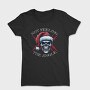Santa Skull Holiday Christmas, Tricou Femei