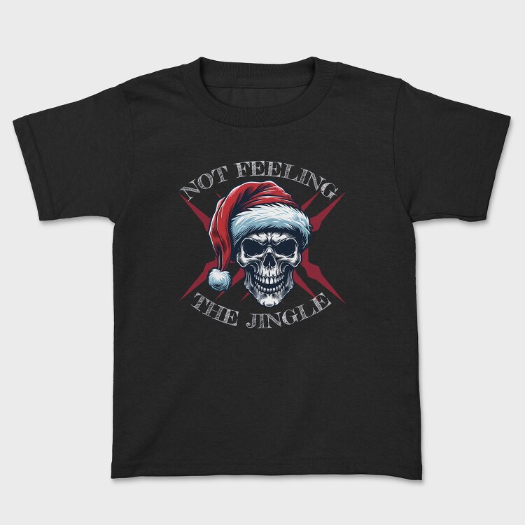 Santa Skull Holiday Christmas, Tricou Copii