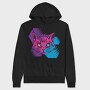 Trippy Cat, Hanorac Oversize Barbati (Unisex)