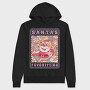 Trippy Santa Sho, Hanorac Oversize Barbati (Unisex)