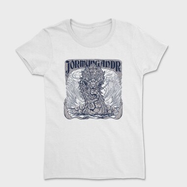 World Serpent Norse Mythology Jormungandr Snake, Tricou Femei
