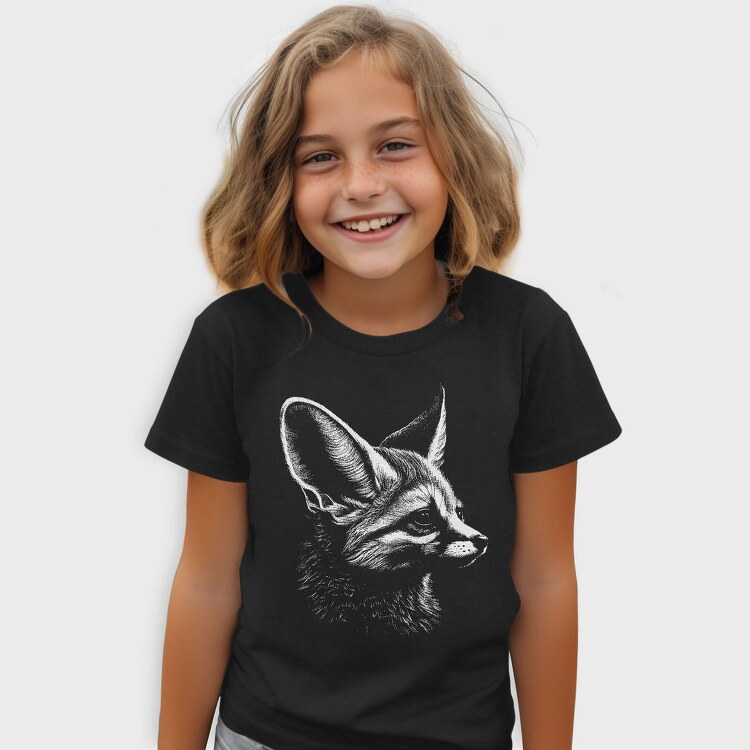 Attentive Fennec Fox, Tricou Copii
