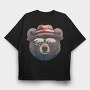 Colorado S Bear Face With Sunglasses, Tricou Oversize Barbati (Unisex)