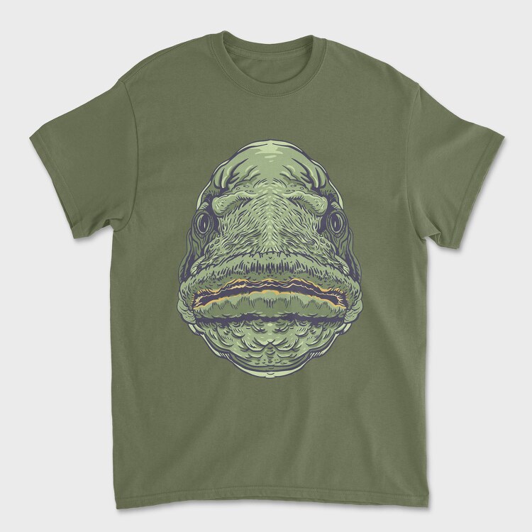 Fish Face, Tricou Barbati (Unisex)