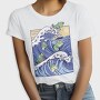 Kanagawa Wave Frogs Japanese, Tricou Femei
