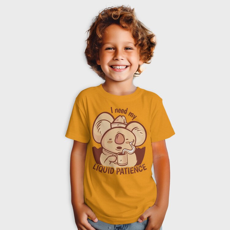 Awesome Liquid Patience Koala, Tricou Copii