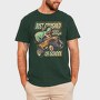 Awesome T Rex Monster Truck Dino School, Tricou Barbati (Unisex)