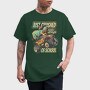 Awesome T Rex Monster Truck Dino School, Tricou Barbati (Unisex)