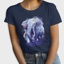 Watercolor Elephant, Tricou Femei