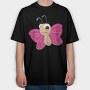 Butterfly Smile, Tricou Oversize Barbati (Unisex)