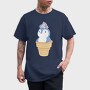 Cute Penguin Ice Cream, Tricou Barbati (Unisex)