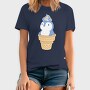 Cute Penguin Ice Cream, Tricou Barbati (Unisex)