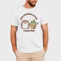 Cactus And Hedgehog Friends Cute, Tricou Barbati (Unisex)