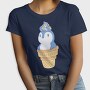 Cute Penguin Ice Cream, Tricou Femei