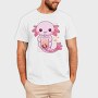Kawaii Axolotl Mermaid Boba Tea Tote, Tricou Barbati (Unisex)
