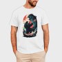 Comic Monsters Fighting Godzilla, Tricou Barbati (Unisex)