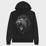 Lion Duotone, Hanorac Oversize Barbati (Unisex)