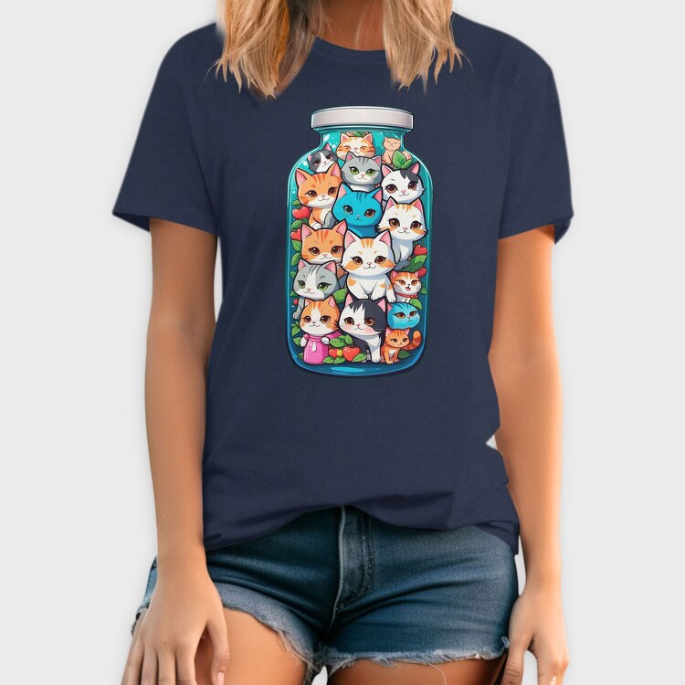 Bottle Cats, Tricou Barbati (Unisex)