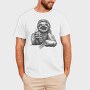 Sloth Sketch Coffee, Tricou Barbati (Unisex)
