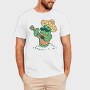 Cactus With Mexican Hat And Guitar 5 De Mayo, Tricou Barbati (Unisex)