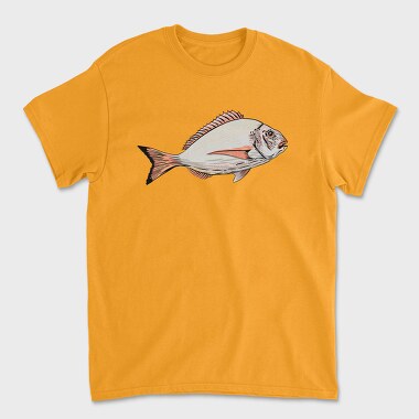 Tricou Barbati (Unisex), Fish Golden