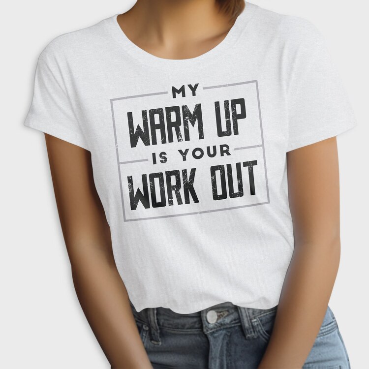 Calisthenics Fitness Warm Up Workout Creators Ep, Tricou Femei