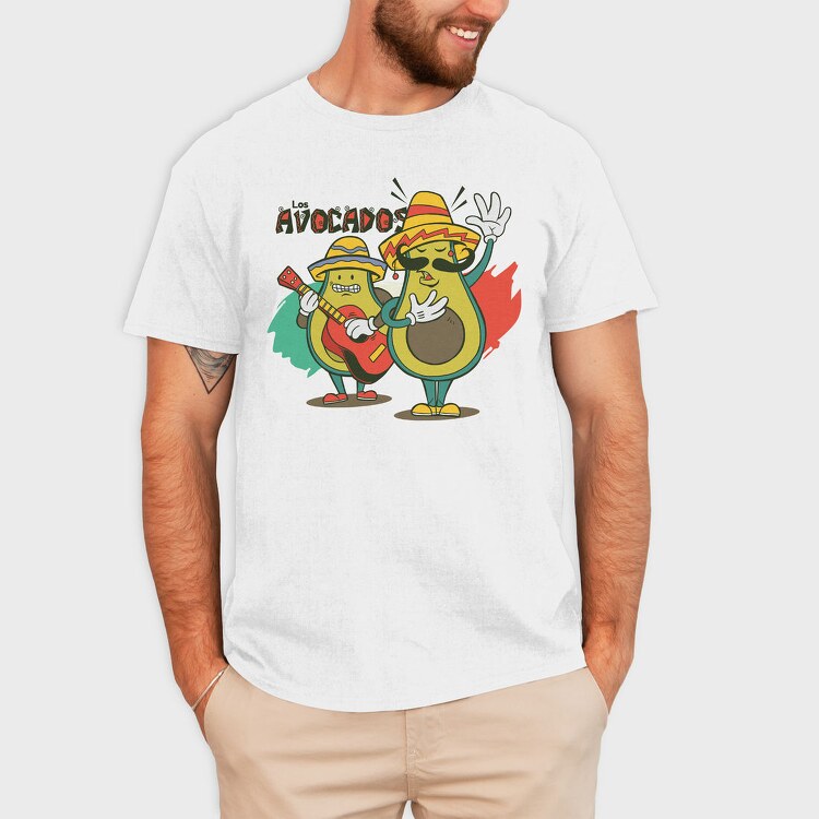 Mariachi Mexican Avocados, Tricou Barbati (Unisex)