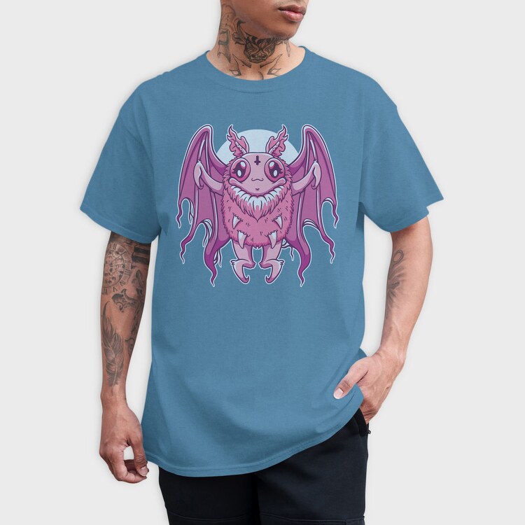 Kawaii Goth Mothman, Tricou Barbati (Unisex)