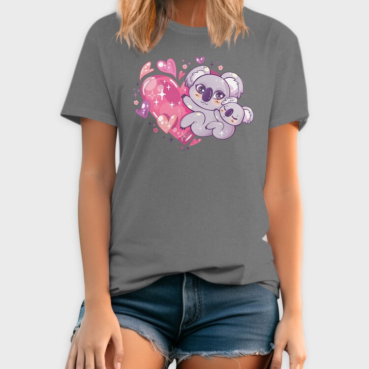 Kawaii Koala Anime Animals, Tricou Barbati (Unisex)