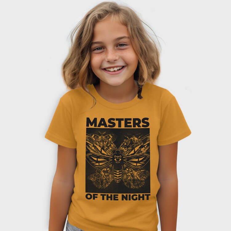 Masters Of The Night Moth Butterflies Halftones, Tricou Copii