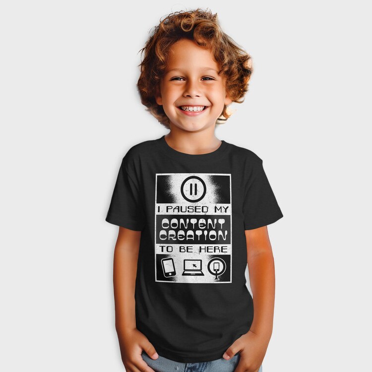 Content Creation Quote, Tricou Copii