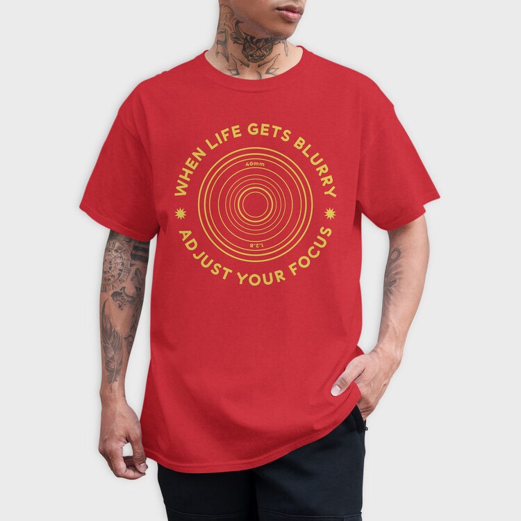 Camera Focus Photographers Creators, Tricou Barbati (Unisex)