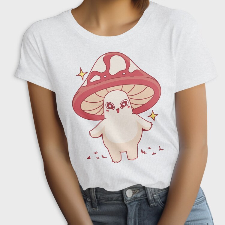 Kawaii Mushroom Character, Tricou Femei
