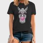 Llama Monochrome Bubblegum, Tricou Barbati (Unisex)