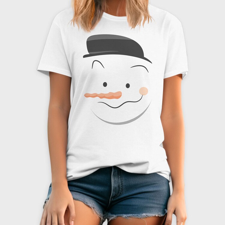 Snow Man Face 1, Tricou Barbati (Unisex)