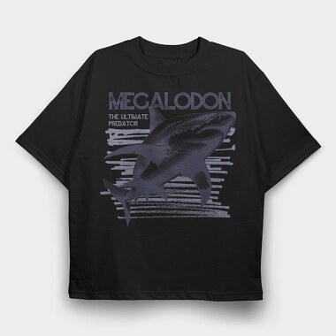 Megalodon Ultimate Predator, Tricou Oversize Barbati (Unisex)