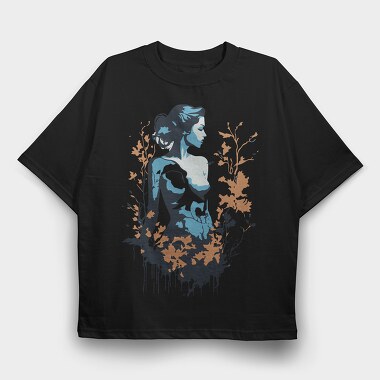 Oneness With Nature Woman, Tricou Oversize Barbati (Unisex)