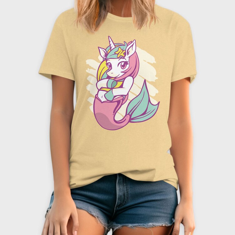 Mermaid Unicorn Sea Corn, Tricou Barbati (Unisex)