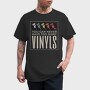 Vinyl Records Quote, Tricou Barbati (Unisex)