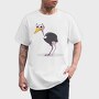 Ostrich Smile, Tricou Barbati (Unisex)