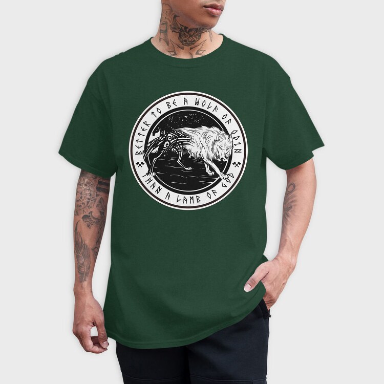 Wolf Of Odin Fenrir, Tricou Barbati (Unisex)