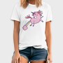 Pink Unicorn Flying 002, Tricou Barbati (Unisex)