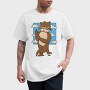 Otter Animal With Cool Sunglasses, Tricou Barbati (Unisex)