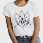Wolf Skull And Swords, Tricou Femei