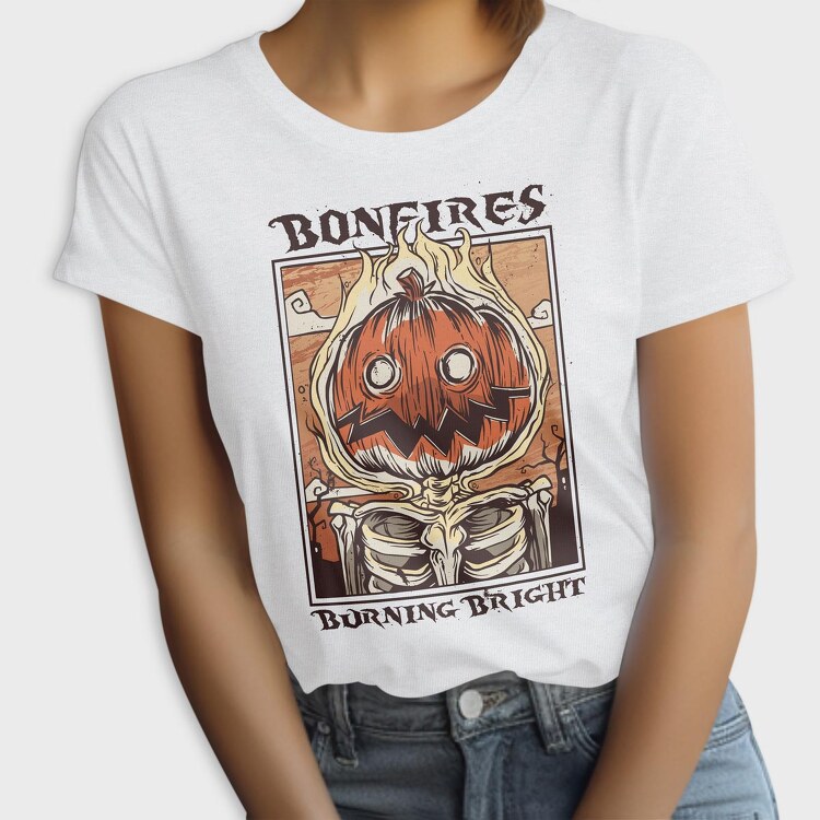 Bonfires Pumpking, Tricou Femei