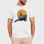 Otter In Sunset, Tricou Barbati (Unisex)